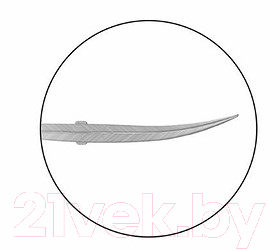 Ножницы для маникюра Kaizer Закругленные 25мм / 404016
