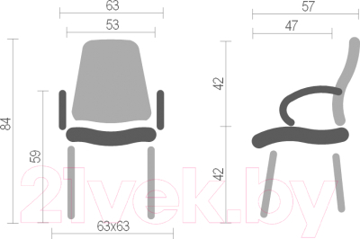 Кресло офисное Nowy Styl Staff-1 Chrome (V-28)