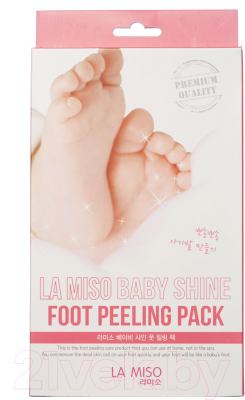 Маска для ног La Miso Baby Shine носки пилинг для ног (40мл)