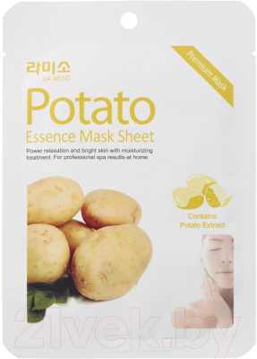 Маска для лица тканевая La Miso С экстрактом картофеля (21г)