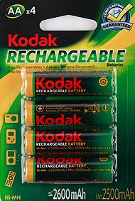 Комплект аккумуляторов Kodak Б0007871 (4шт)