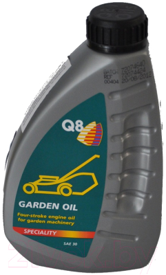 Моторное масло Q8 Garden Oil SAE 30 / 103156301 (1л)