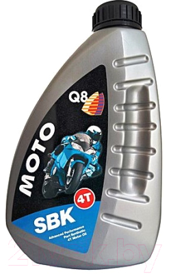 Моторное масло Q8 Moto SBK 10W40 / 104030001 (1л)