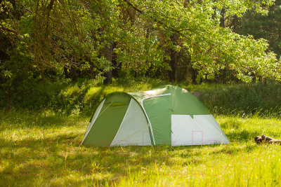Палатка Acamper Monsun 3-местная (серый/зеленый)