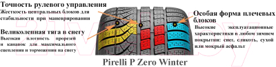 Зимняя шина Pirelli P Zero Winter 245/45R18 100V