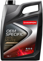 Моторное масло Champion OEM Specific MS-FFE 0W30 / 8220685 (5л) - 