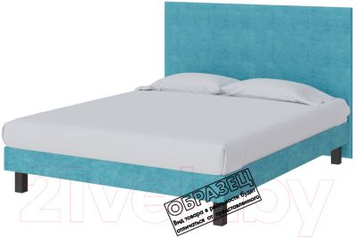 Двуспальная кровать Proson Berlin Boxspring Elite Лофти 160x200 (лазурь)