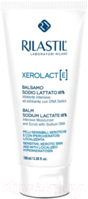 Бальзам для тела Rilastil Xerolact E увлажн. 18% соли молочной кислоты д/чувст. сухой кожи (100мл)