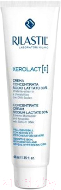 Крем для тела Rilastil Xerolact E 30% соли молочной кислоты для сухой чувствител. кожи (40мл)