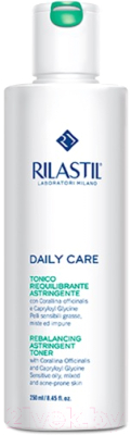 Тоник для лица Rilastil Daily Care вяжущий восст. для жирн. комб. и склонной к акне кожи (250мл)