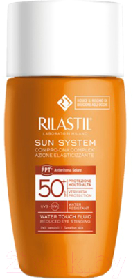 Крем солнцезащитный Rilastil Флюид Sun System PPT Water Touch SPF 50+ (50мл)