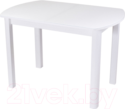 Обеденный стол Домотека Танго ПО-1 80x120-157 (белый/белый/04)