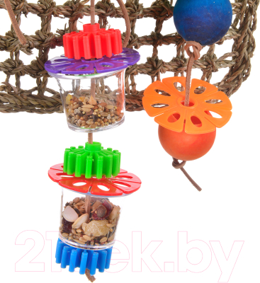 Игрушка для птиц Happy Bird Плетенка с игрушками / H77261