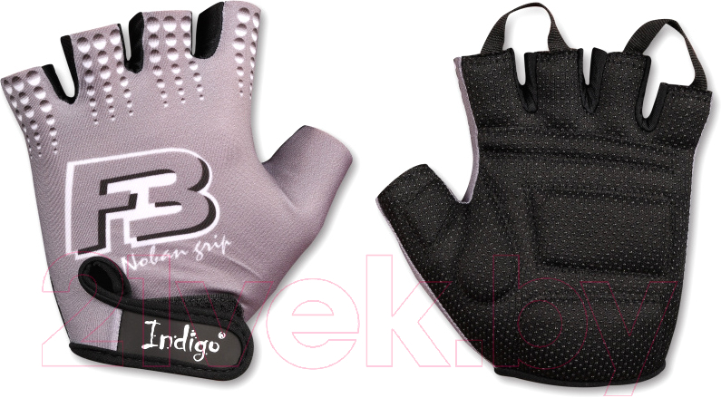 Велоперчатки Indigo Sport SB-01-8207 (L, серый)
