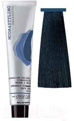 Крем-краска для волос Elgon Moda&Styling 1/11 иссиня-черный (125мл)