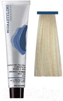 Крем-краска для волос Elgon Moda&Styling 10/18 чистый блонд слоновая кость (125мл)