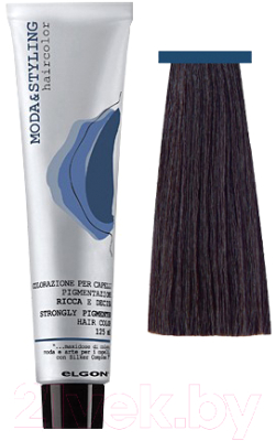 Крем-краска для волос Elgon Moda&Styling 4/81 каштановый коричнево-пепельный (125мл)