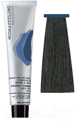 Крем-краска для волос Elgon Moda&Styling 5/1 светло-каштановый пепельный (125мл)