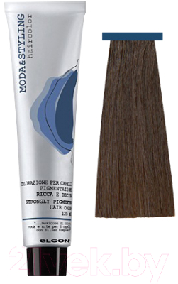 Крем-краска для волос Elgon Moda&Styling 5/3 светло-каштановый золотистый (125мл)