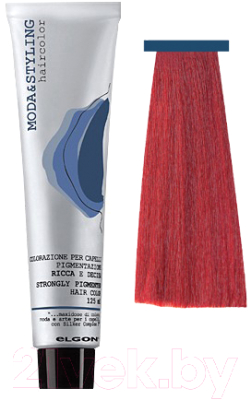 Крем-краска для волос Elgon Moda&Styling 5/5 светло-каштановый красный (125мл)