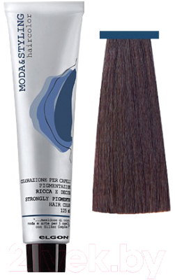 Крем-краска для волос Elgon Moda&Styling 5/85 светло-каштановый коричнево-красный (125мл)