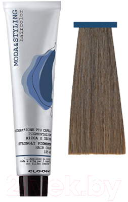 Крем-краска для волос Elgon Moda&Styling 6/81 темный блонд коричнево-пепельный (125мл)