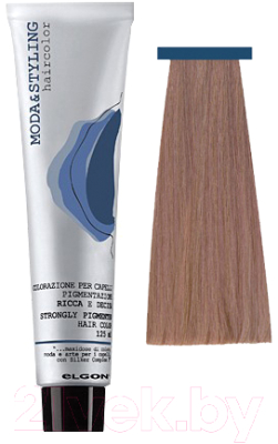 Крем-краска для волос Elgon Moda&Styling 8/27 светлый блонд жемчужный (125мл)