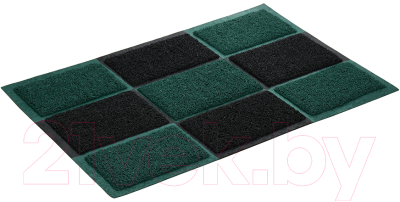 Коврик грязезащитный VORTEX Home 40x60 / 22406 (черный/зеленый)
