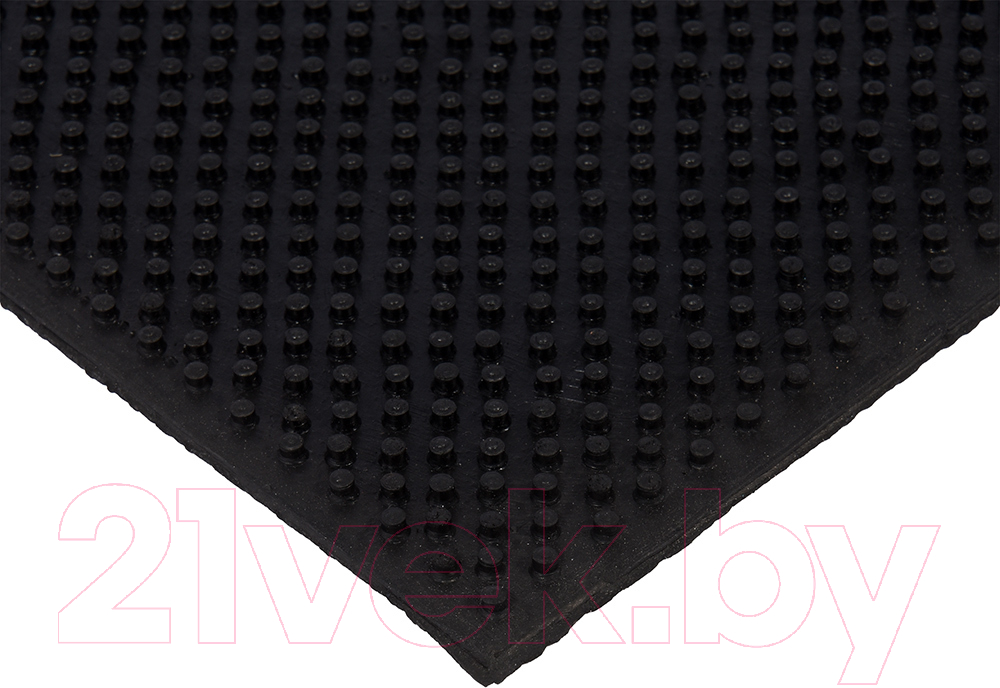 Коврик грязезащитный VORTEX Следы 40x60 / 22462 (черный) — фото 3