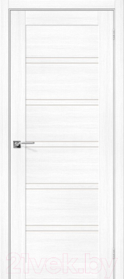 Дверь межкомнатная el'Porta Порта-28 90x200 (Snow Veralinga/Magic Fog)