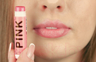 Бальзам для губ Сделано Пчелой 100% натуральный с минеральными пигментами Pink (4.25г)