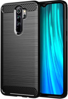 Чехол-накладка Case Brushed Line для Redmi Note 8 Pro (черный) - 