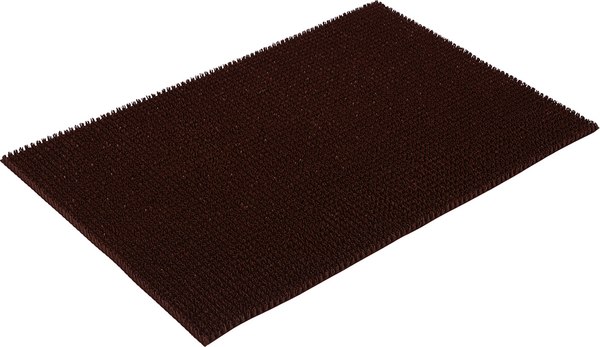 Коврик грязезащитный VORTEX Травка 45x60 / 24101 (темно-коричневый)