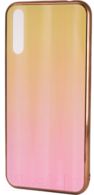 Чехол-накладка Case Aurora для Y6p (розовое золото)