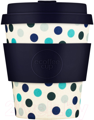 

Стакан Ecoffee Cup, Синий горошек 314