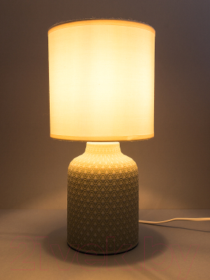 Прикроватная лампа Лючия Ромбы 452 (светло-серый)
