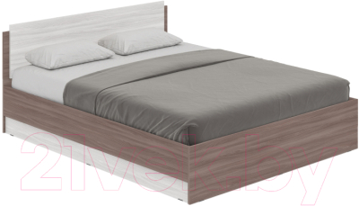 Двуспальная кровать Modern Аманда А16 (ясень шимо темный/шимо светлый)
