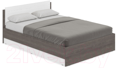 Полуторная кровать Modern Аманда А14 (анкор темный/анкор светлый)