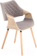 Миниатюра изображения товара Стул Halmar K396 (дуб светлый/серый)