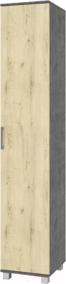 Шкаф-пенал Modern Карина К11 (камень темный/ирландский дуб)
