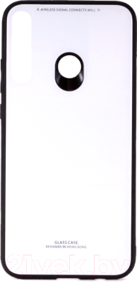 Чехол-накладка Case Glassy для P40 Lite E/Y7P/9C (белый)