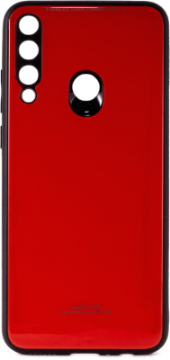Чехол-накладка Case Glassy для Y6p (красный)