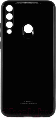 Чехол-накладка Case Glassy для Y6p (черный)