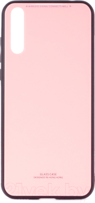 Чехол-накладка Case Glassy для Y8p (розовый)