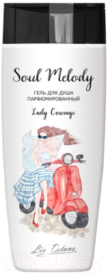 Набор косметики для тела Liv Delano Lady Courage Крем для рук и тела парфюмированный+Гель для душа (200мл+250мл)
