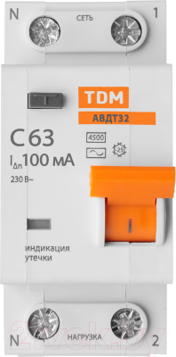 Дифференциальный автомат TDM SQ0202-0514