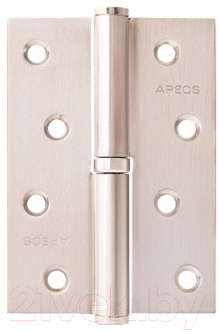 Петля дверная Apecs 100x70-B-Steel-NIS-R (матовый никель)