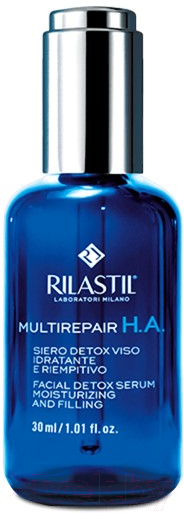 Сыворотка для лица Rilastil Multirepair H.A детокс увлажняющая с эффектом филлера