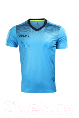 Футбольная форма Kelme Goalkeeper Short Sleeve Suit / 3871014-4007 (XL, голубой)