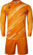 Футбольная форма Kelme Goalkeeper L/S Suit / 3801286-807 (XL, оранжевый) - 